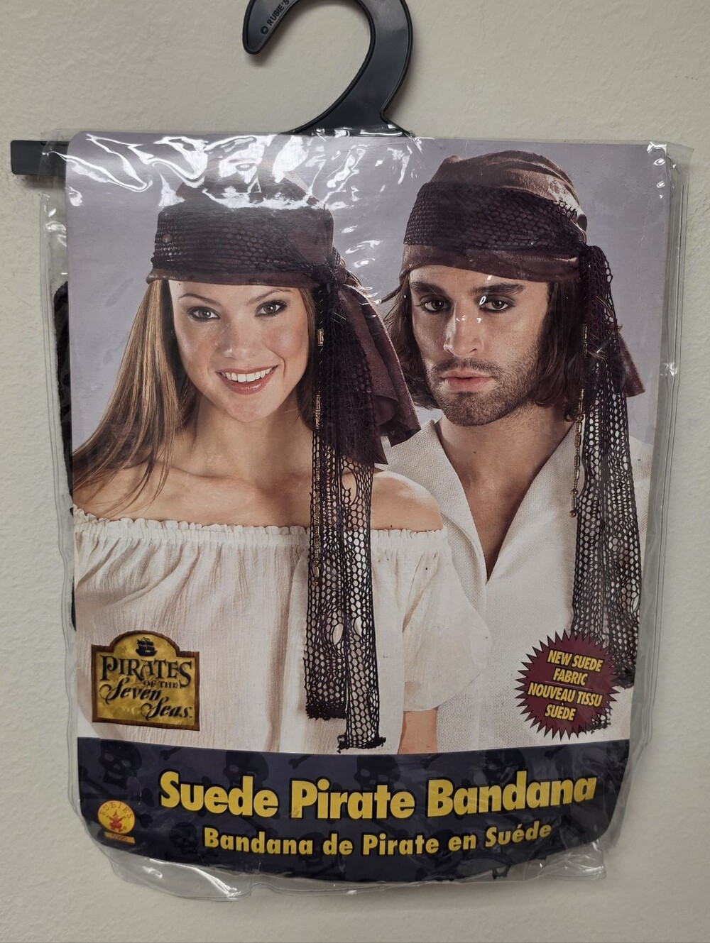 Rubies Pirates of the Seven Seas Suede Pirate Bandana Brown